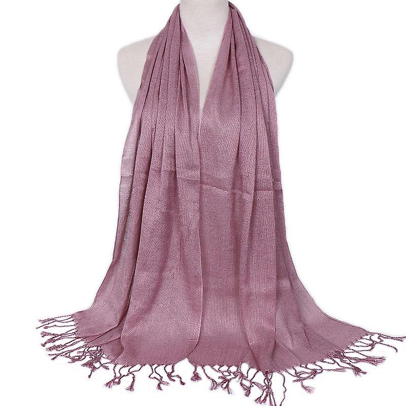 Women Scarf Shawl 2022 Spring And Autumn Tassel Warm Sun Protection Casual | Fruugo SG