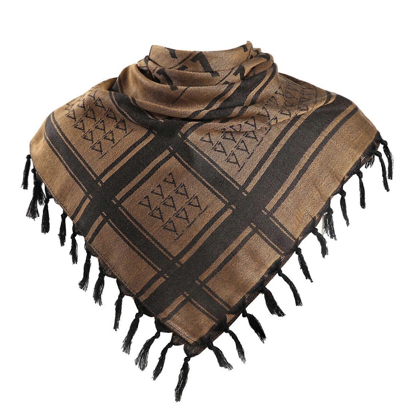 Arab Desert Scarf, Soft and Comfortable, Suitable for Hiking, Camping, and Cycling Multipurpose Scarf Shawl  dark camel | Fruugo SG