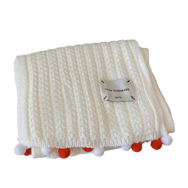 Knitted Scarf for Men, Women, and Kids Soft Warm Scarves Neck Warmer Winter Women Versatile Knit Scarf  White | Fruugo SG