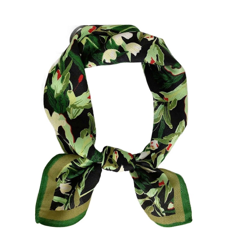 68x68cm Stylish Women’s Scarf Soft & Breathable Kerchief Square Head Wrap Scarf for Daily Commute Parties and Travel  Green | Fruugo SG