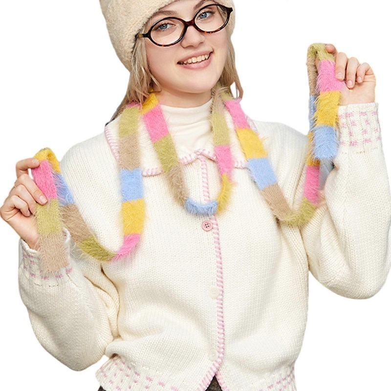 Knit Choker Scarf for Women Handbag Scarfs Neck Scarves Girls Gifts Belt Necktie Neck Scarf Handbag Decoration  color | Fruugo SG