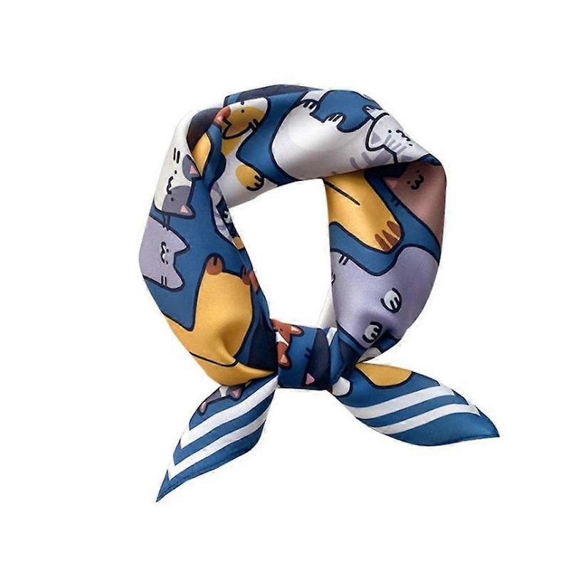 Silky Kerchief Neck Shawl Uniform Wrap Stewardess Scarf Suit Accessories for Lady | Fruugo SG