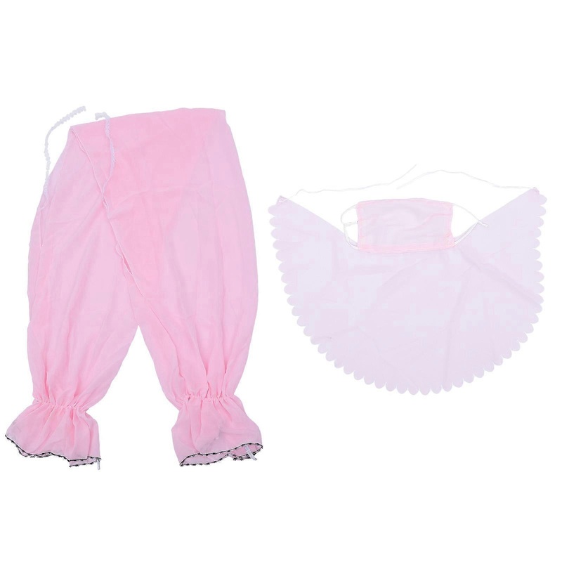 Sun Cuff Sun Protection Blouse Clothing Pink 150X30X1CM Chiffon 1Set | Fruugo SG