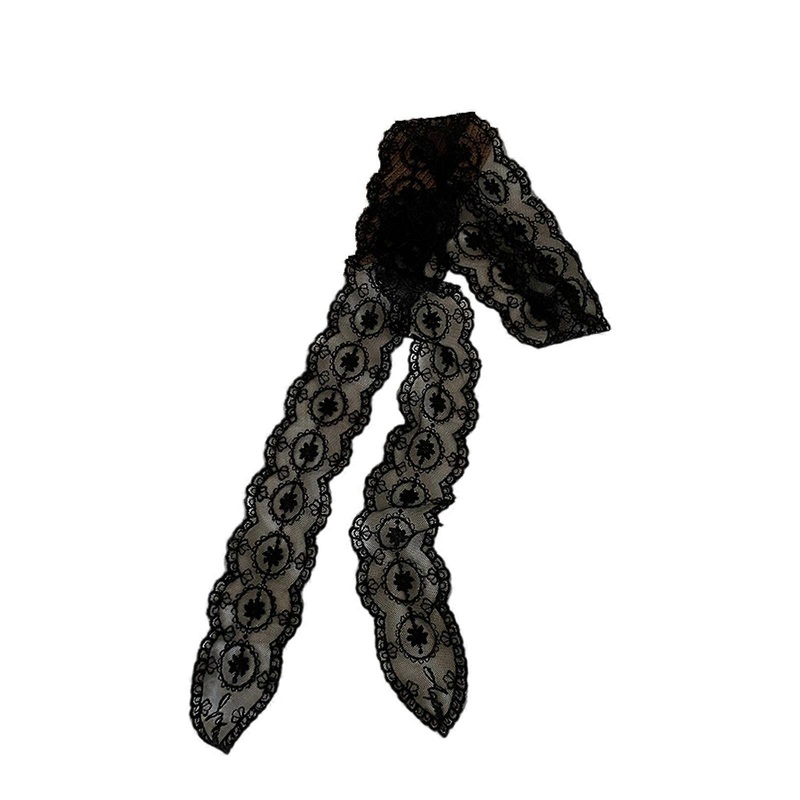 Thin Ribbon Style Hair Tie Accessory Lightweight Neckerchief Polyester Fabric Styling Scarf for Women and Girls  Black | Fruugo SG