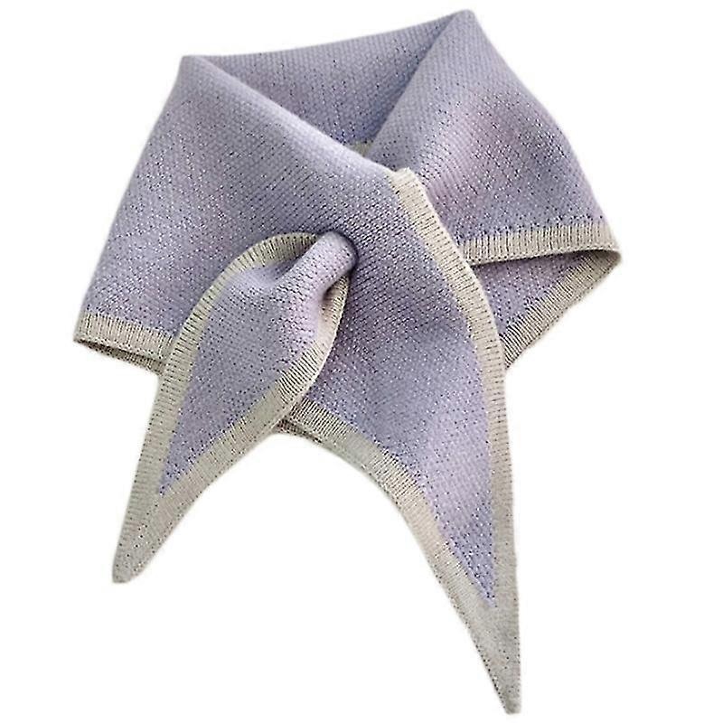 Triangle Scarf With Fringe Neck Scarves Korean Version Knitted Wool Collar | Fruugo SG