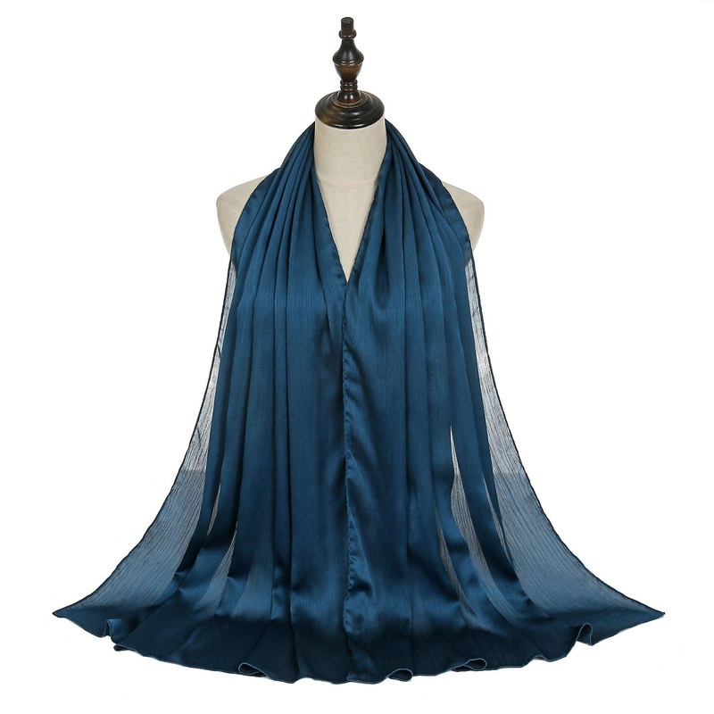 Women Scarf Shawl 2022 Spring And Autumn Plain Natural Wrinkle Breathable | Fruugo SG