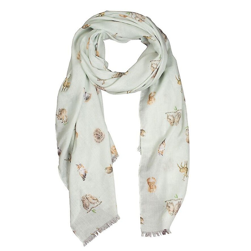 Wrendale Designs Green Woodlanders Scarf | Fruugo SG