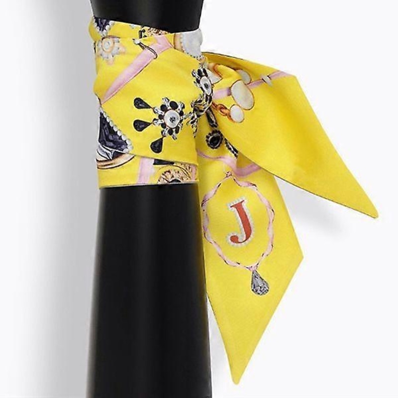 Letter Tarot Small Scarf for Women, Width: 6.2cm, Letter:J J | Fruugo SG