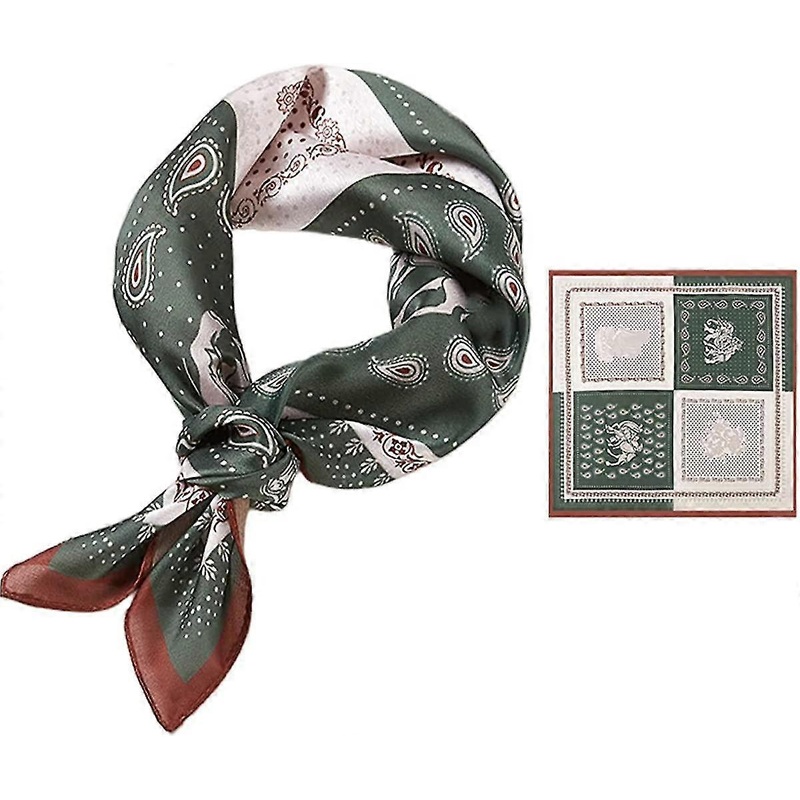 Satin Olaof Scarf Bandana Small Square Pattern Head Neckerchief Handbag Wraps Hair Olaof Scarfs Sleeping Head Scarf Headdress 21 Inches 53 Cm | Fruugo SG