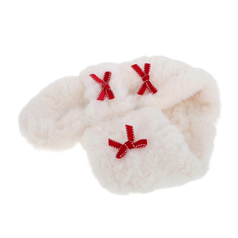 Winter Scarf Plush Warmer For Women Fall Season Outdoor Activities Stylish Bowknot Design 1 Pcs | Fruugo SG