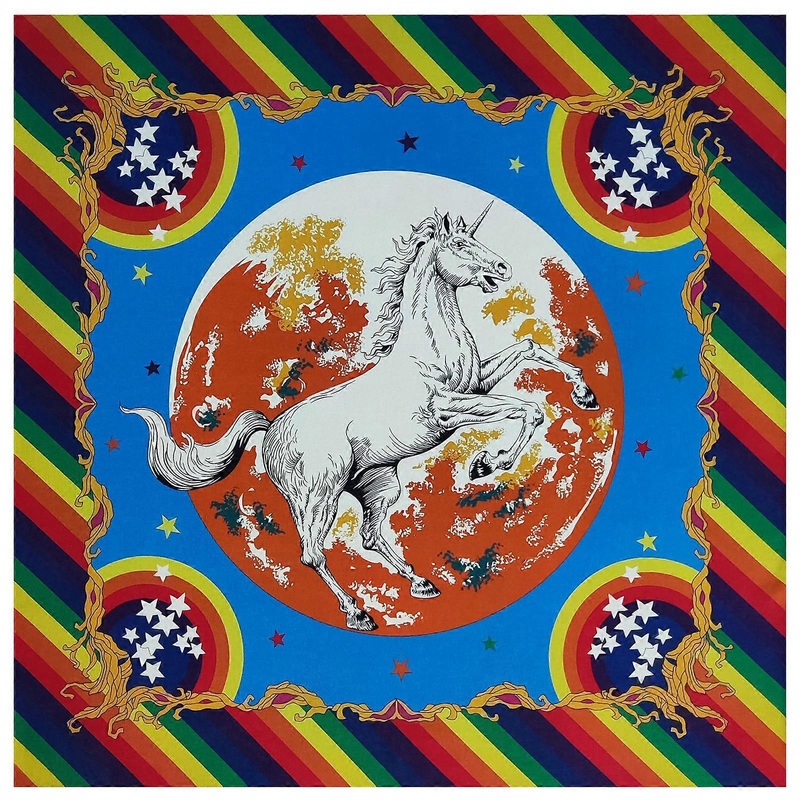 Fashion Luxurious Square Scarf Women Soft Hair Scarf Outdoor Unisex Headscarf for Sport and Leisures  Color striped unicor | Fruugo SG