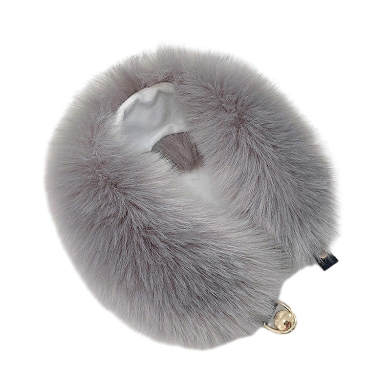 Plush Scarf for Teenager Girls Winter Neck Warmer Scarf for Students Camping Shopping Dopamine Styling Taking Photo  Gray | Fruugo SG