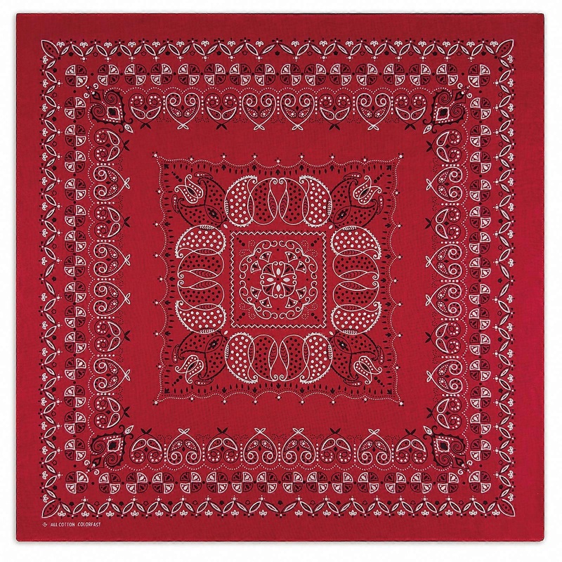 Vintage Paisleys Bandanas Headscarf Light weight Hiphop Square Head Scarf for Dance, Sports, and Casual Wear  Red | Fruugo SG