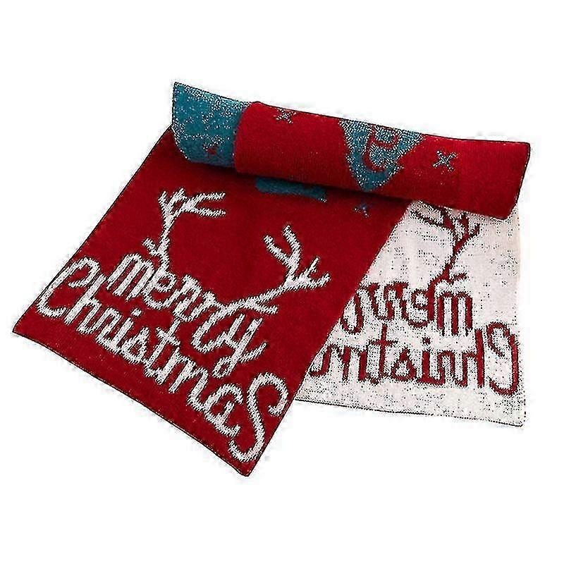 190X35cm Female Scarves & Shawls Christmas Knitted Scarf Fashion Scarf Double-side Pattern Winter Fe | Fruugo SG
