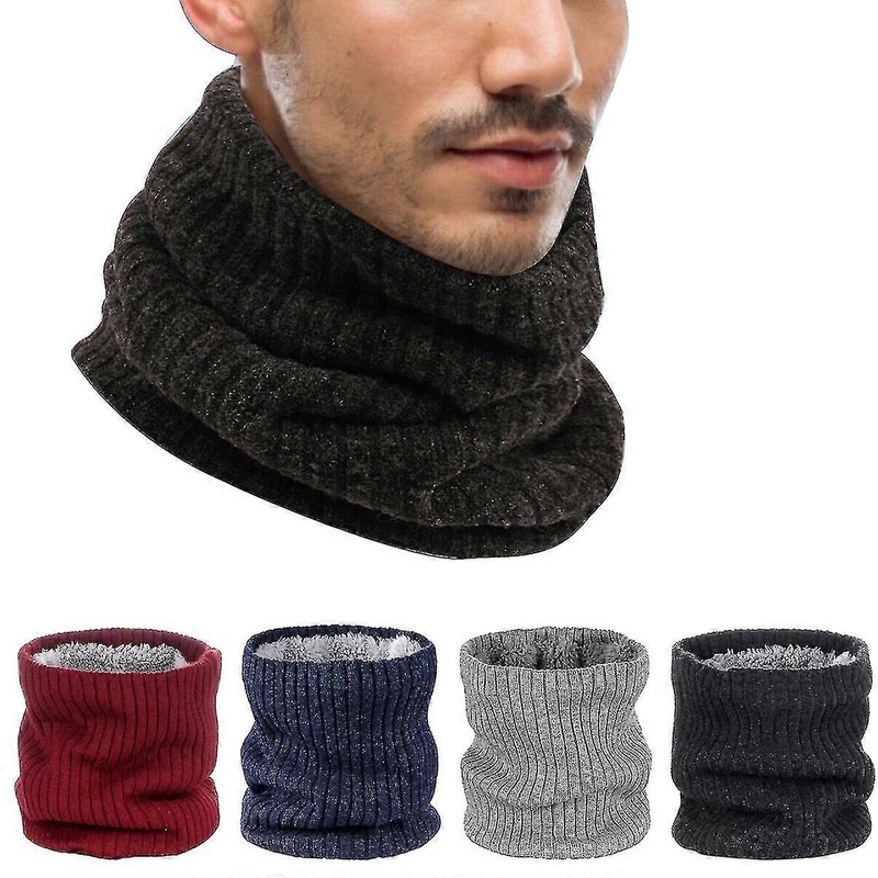 5color Snood Neck Warmer Scarf Men Winter Thick Fleece Thermal Windproof Balaclava Mask | Fruugo SG