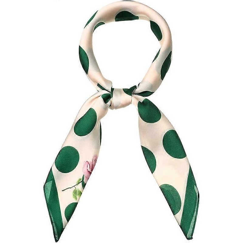 Allegra K 70cm Polka Dots Square Scarf Neck Scarves Kerchief Neckerchief Headband for Women | Fruugo SG