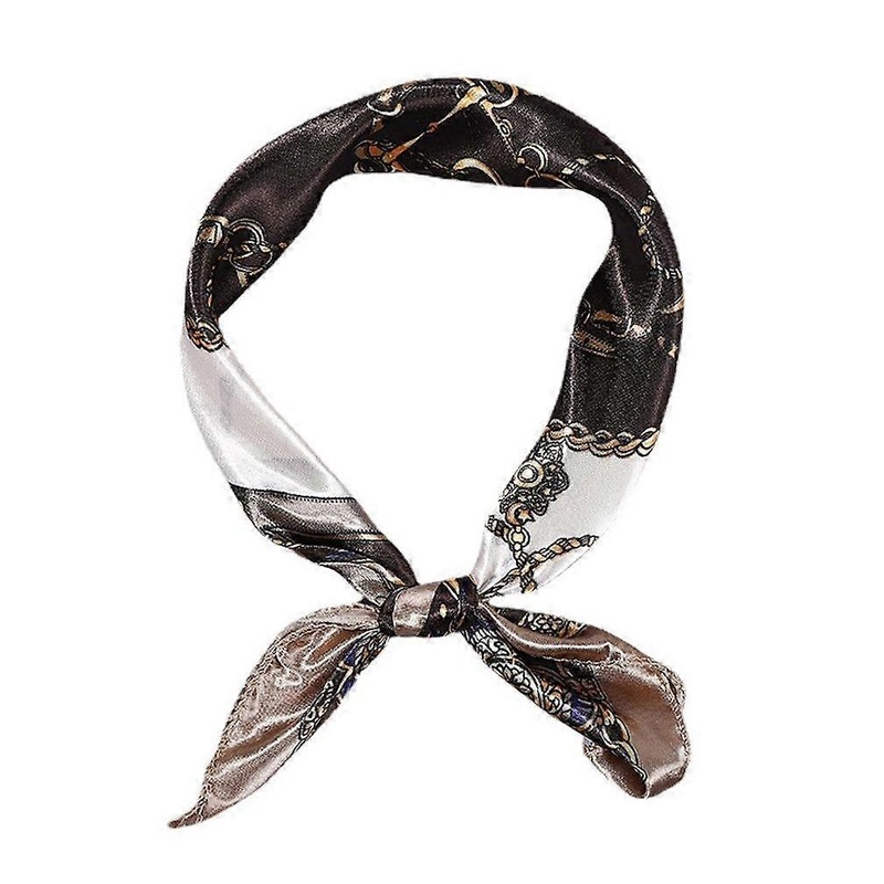 Dual Sided Floral Print Scarf Silky Thin Shawl Neck Wrap Hair Suit Cloth Accessories for Lady | Fruugo SG