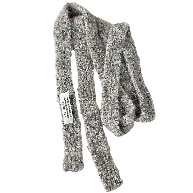 Knit Skinny Scarf For Women Neckerchief Hangbag Handle Wrap for Women Handbag Wrap Handle Belt Choker  khaki | Fruugo SG