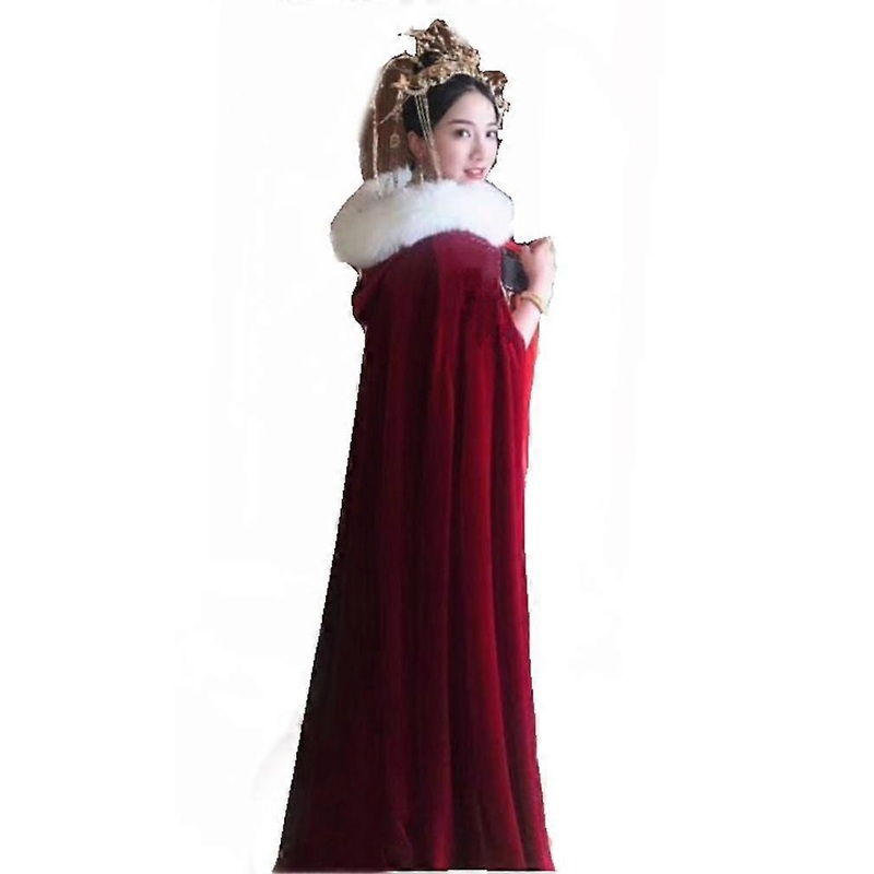 Wedding Hooded Bridal Cape Faux Fur Shawl Long Warm Poncho for Lady | Fruugo SG