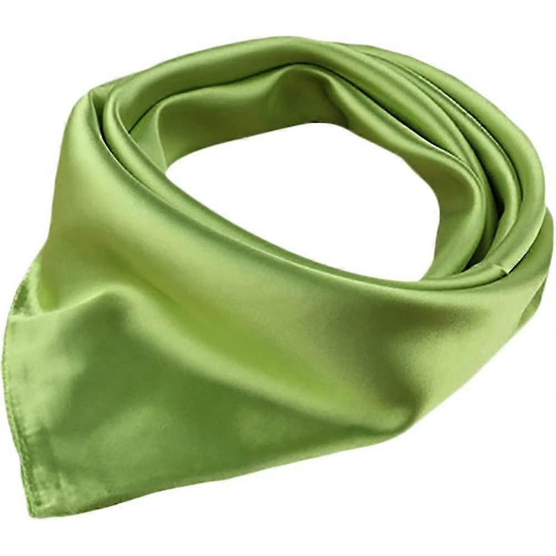 2pcs Women’s Solid Stain Charmeuse Neckerchief Square Scarf 60cm*60cm | Fruugo SG