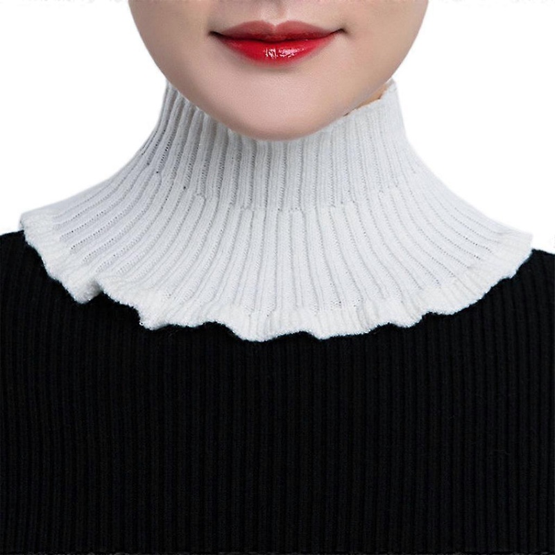 Fake Turtleneck Dickey Detachable Neckwarmer Half Top Mock Sweater Collar Neck Warmer for Women Girls Multi Color  white | Fruugo SG