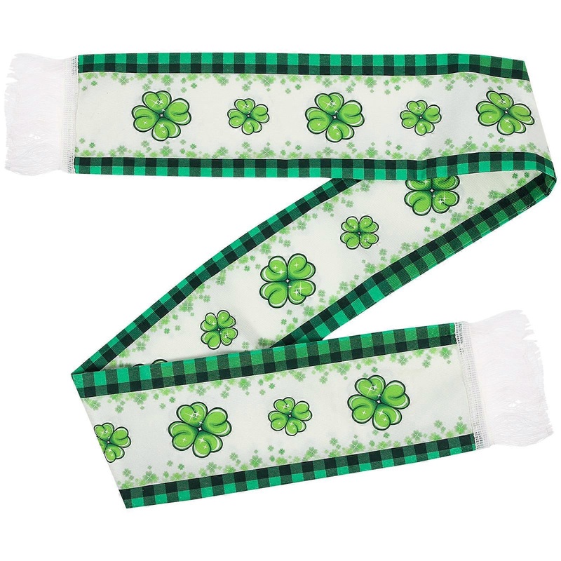 St Patty’s Day Accessories Rectangular Scarf Women Party Stage Performance Multi 160.00X14.00X1.00CM Polyester Atmosphere Decoration 1Set | Fruugo SG