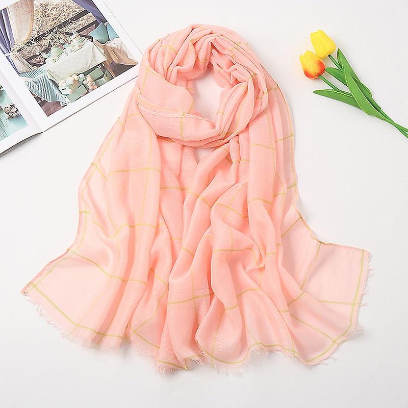 Women Scarf Shawl 2022 Autumn Winter Striped Warm Sun Protection Casual | Fruugo SG