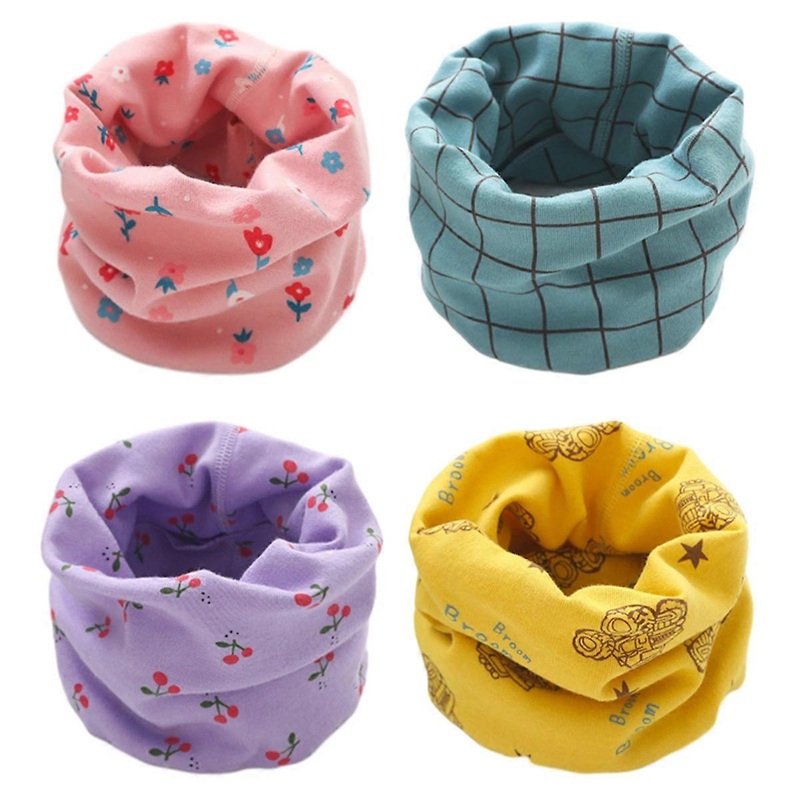 4 Pieces Boy Girl Infinity Loop Scarf – Soft Thin Lightweight Scarfs For Children, 21 x 40cm | Fruugo SG