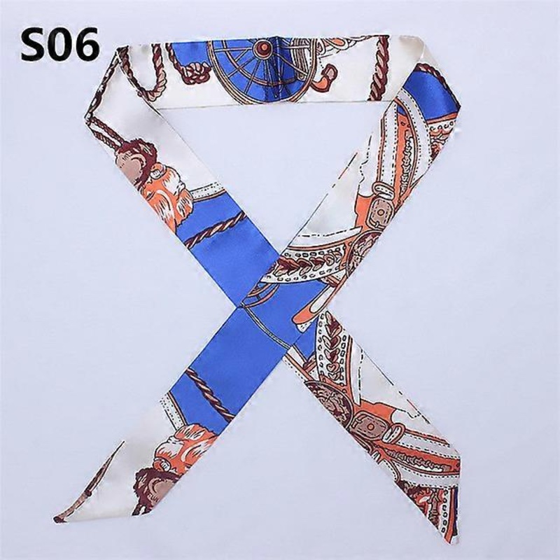 47 Colors Brand Bandana Small Silk Bag Scarf Women Head Hijab Scarf Long Skinny Scarves For Ladies Fashion Headband | Fruugo SG