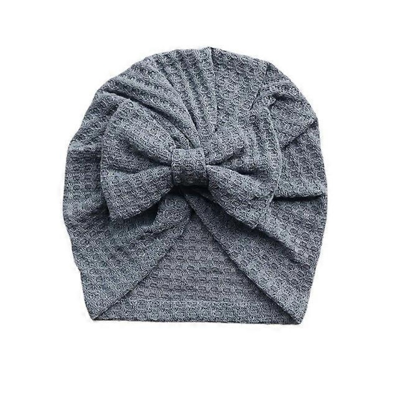 Baby Hair Accessories Waffle Knit Knot Bow Babes Caps Hat Turban Head scarf for Kids Girl Elastic Tur for Infant Baby Beanie Cap | Fruugo SG