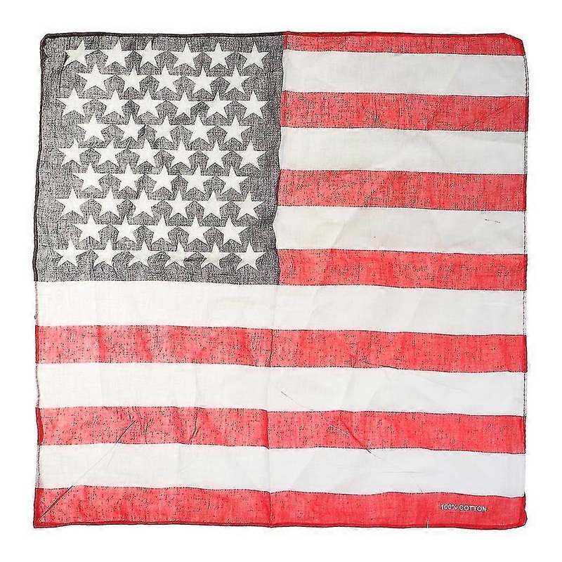New Fashion Unisex Us Flag Scarves Bandanas Hip-hop Dance Travel For Head Scarf | Fruugo SG