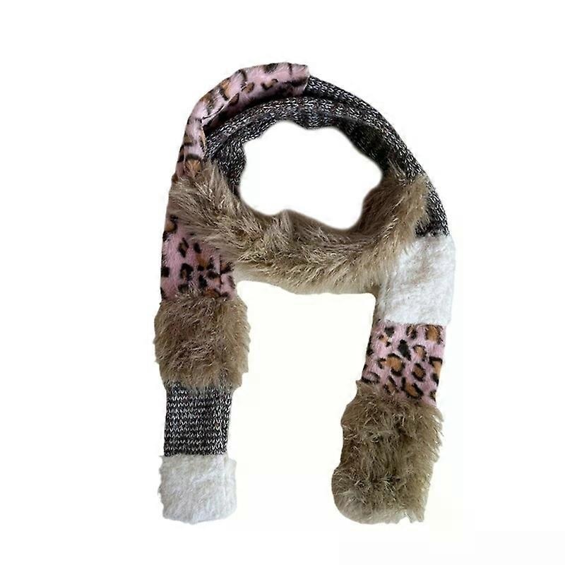Scarf Shawl Wrap, Fashion Leopard Patchwork All Matching for Women and Girls | Fruugo SG