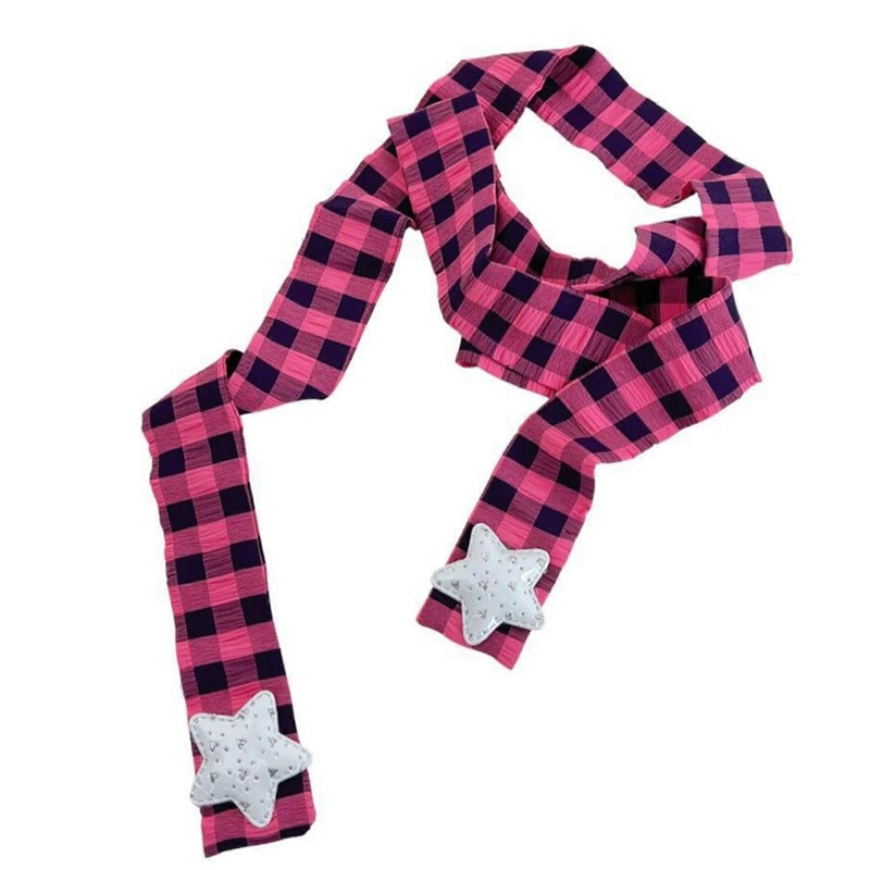 Star Skinny Scarf For Women Neckerchief Hangbag Handle Wrap for Women Handbag Wrap Handle Belt Choker  Red | Fruugo SG