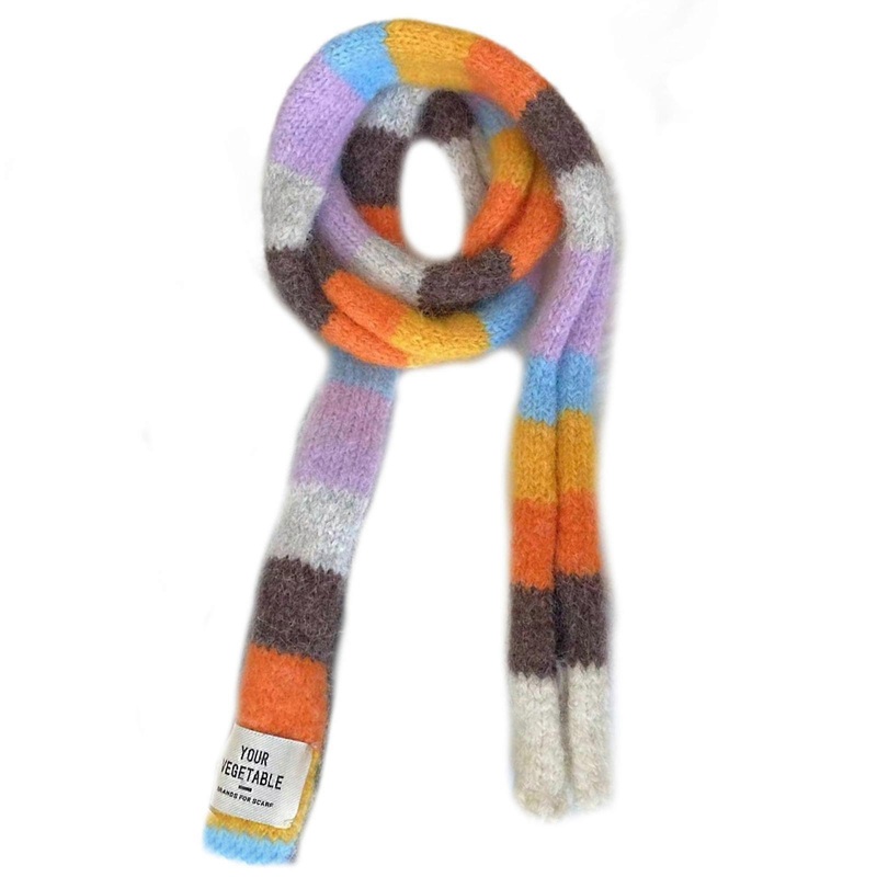 Stylish Youth Scarf Versatiles Fashionable Neckerchief Warm Knitted Scarves for Warmth and Style in Cold Weather | Fruugo SG