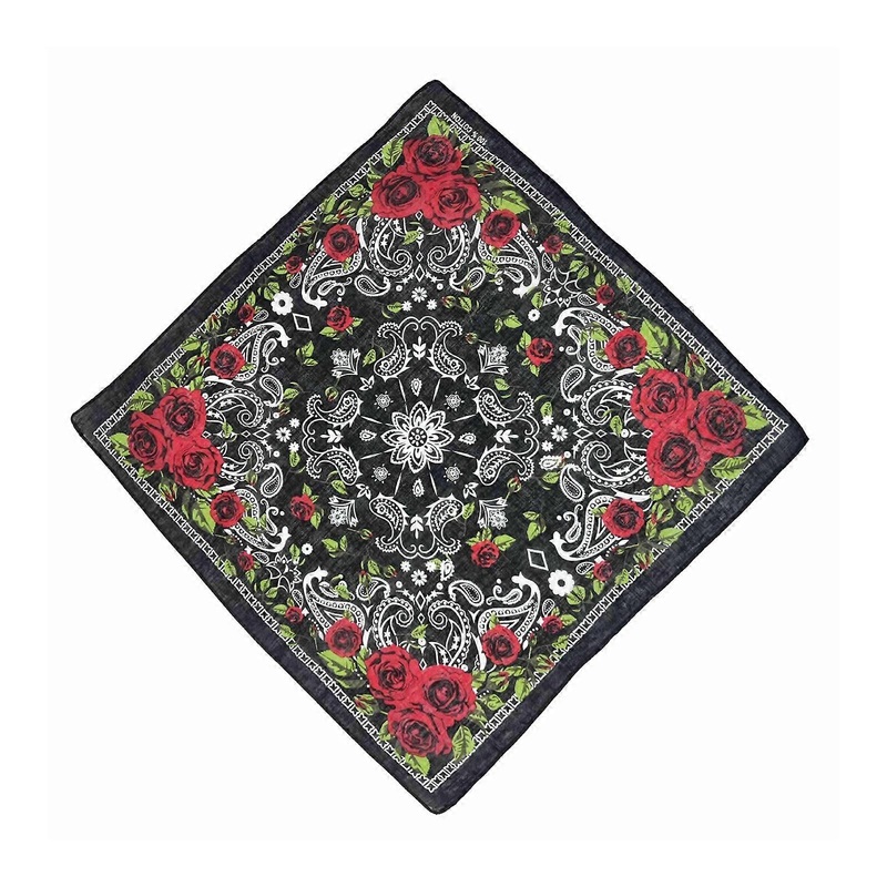 Unisex Turban Head Scarf Headwear Square Hair Scarves for Camping Cycling Exquisite Rose Pattern Hair Cover Wrap  Green | Fruugo SG