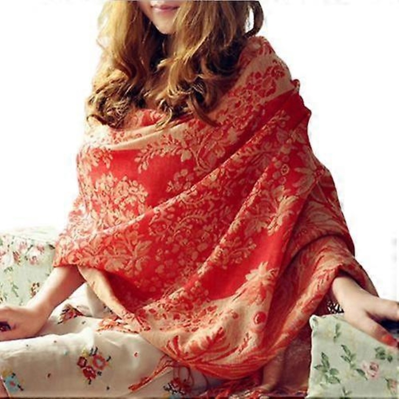 Women’s Autumn And Winter Warm Bohemian Ethnic Style Scarf Shawl | Fruugo SG