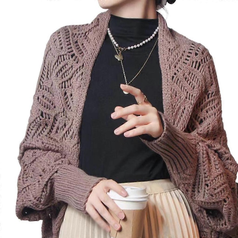Women Solid Colors Blanket Cardigans for Mother Winter Travel Chunky Warm Wrap Soft Shawl Scarves Cold Weather Supplies  Coffee | Fruugo SG