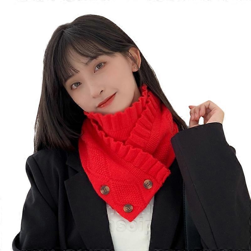 Cashmere Feel Pashmina Warm Shawl Lady Wrap for Cross Scarf Autumn and Winter New Thick Warm Scarf Wool-like Elegant Cas  Red | Fruugo SG