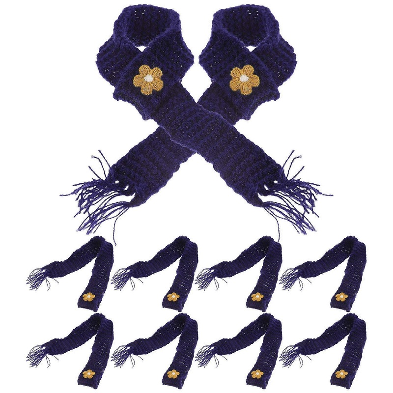 Lovely Mini Scarf For Wine Bottles And Lollipops 9.82X0.98X0.39in 10Pcs | Fruugo SG