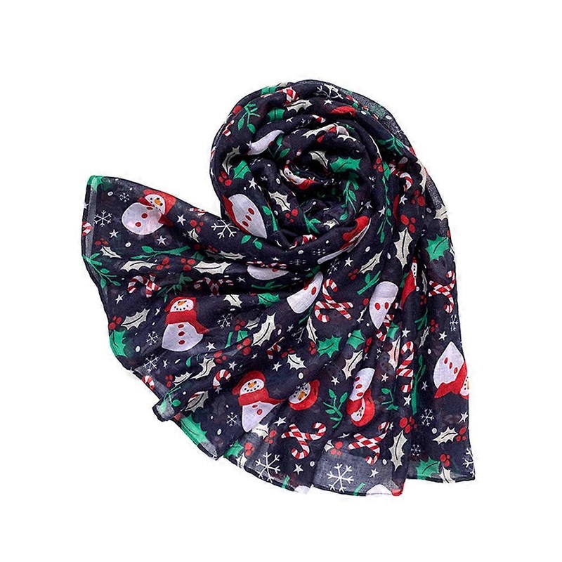 Scarves Women Snowman Printed Shawl Sunscreen Shawl for Summer Sunny Days Navy 180x90cm Lightweight 1Pack | Fruugo SG