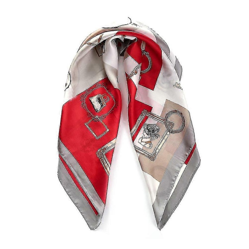 Silk Feel Square Satin Scarf for Women – Medium Size | Fruugo SG