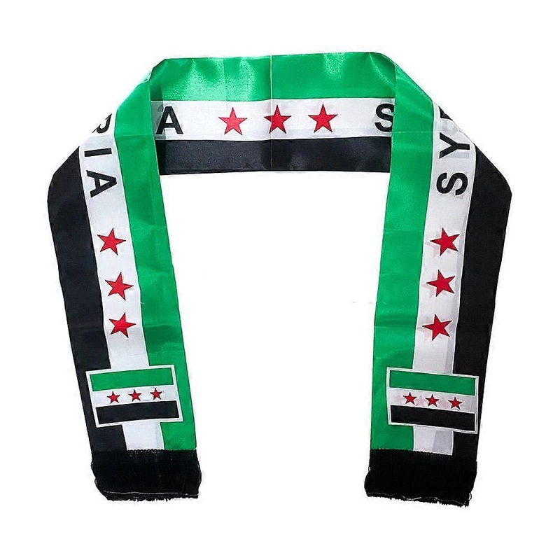 Syria Syrian Country Lightweight Flag Printed Style Scarf 135cm/53.14 inches | Fruugo SG