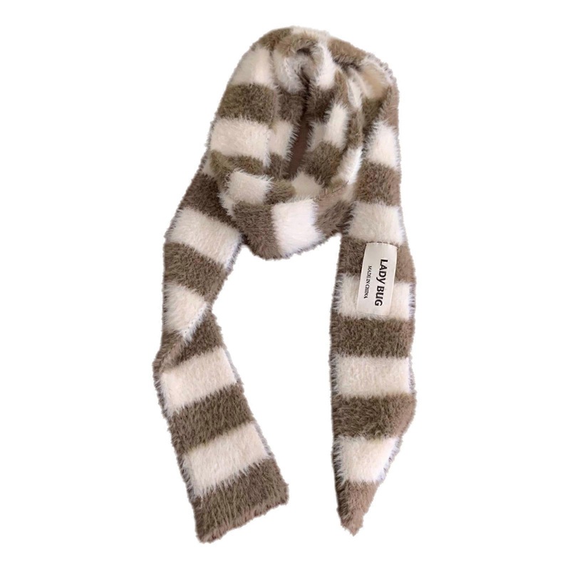 Women Striped Scarf Knit Belt for Casual Wear Party Photo Props Date Night 2000s Clothing Accessories  Coffee | Fruugo SG