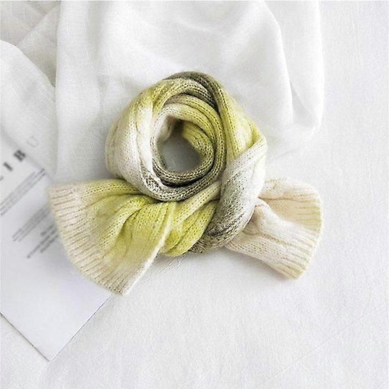 Women Tie Dye Fashion Soft Wool Scarf Wrap Winter Warm Long (B) | Fruugo SG
