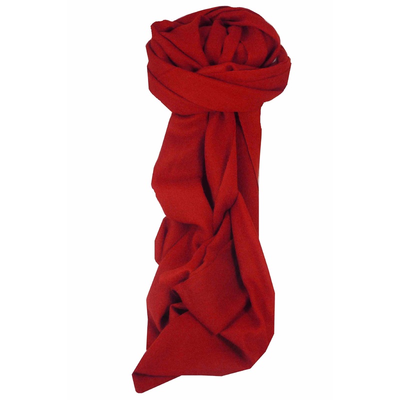 MENS Fine Cashmere Scarf Terracotta by Pashmina & Silk | Fruugo SG