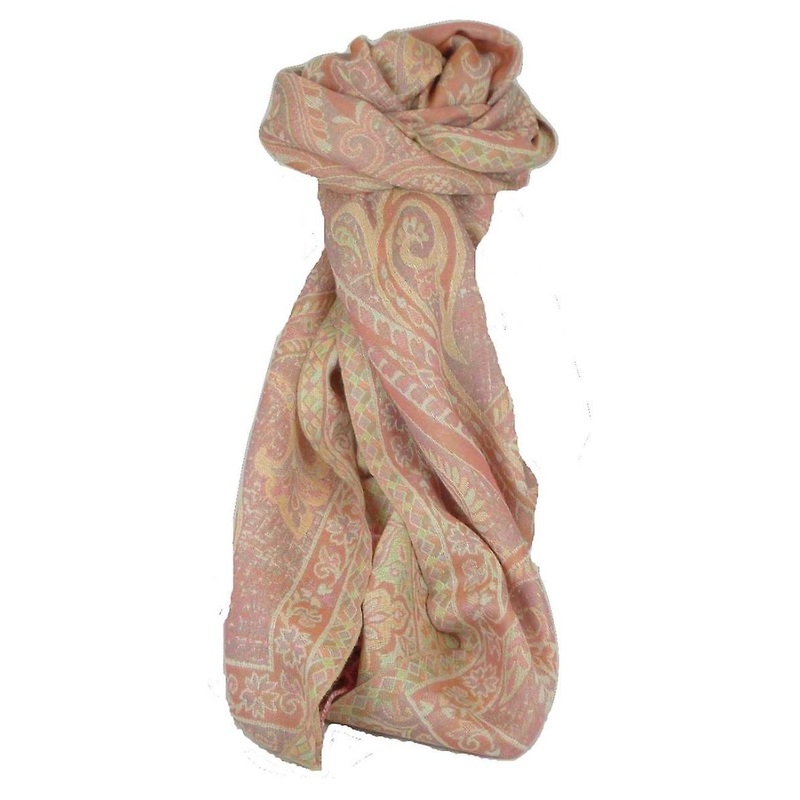 Muffler Scarf 4553 in Fine Pashmina Wool Heritage Range by Pashmina & Silk | Fruugo SG