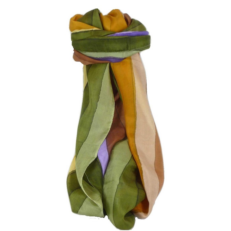 Mulberry Silk Classic Long Scarf Tendulka Rainbow Palette by Pashmina & Silk | Fruugo SG