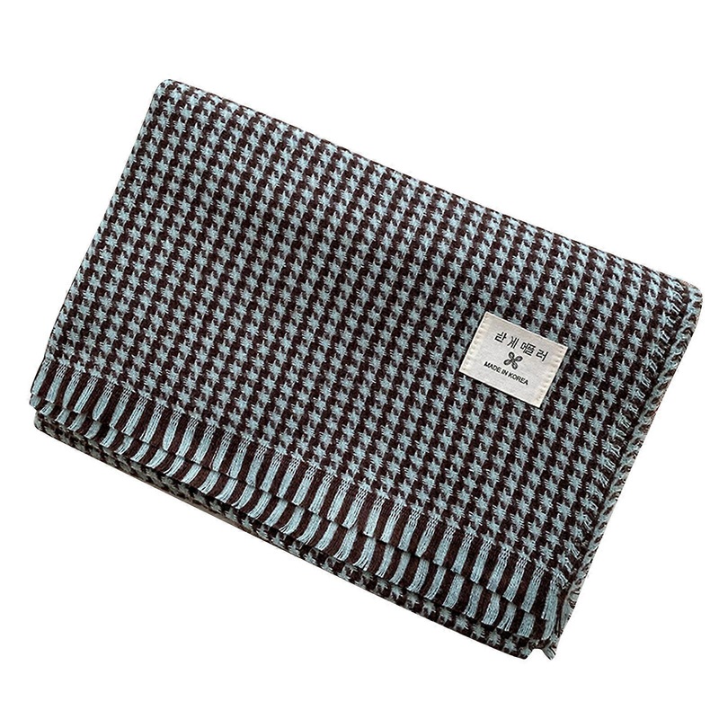 Scarf Winter Scarf Women Warm Winter Houndstooth Checked Pattern for Woman Windproof Scarf Black Buffalo  Light Blue | Fruugo SG