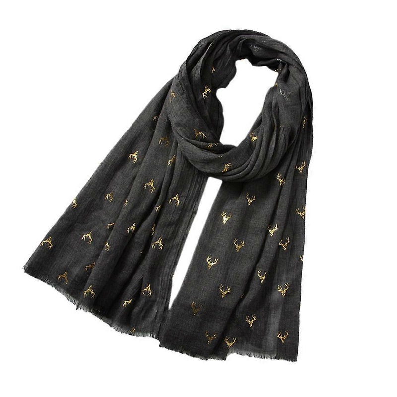 Gingerbread Scarf Warm and Comfortable Winter Deer Bronzing Cotton Linen Rectangular Christmas Style 180x100cm Warmth 1Pcs | Fruugo SG