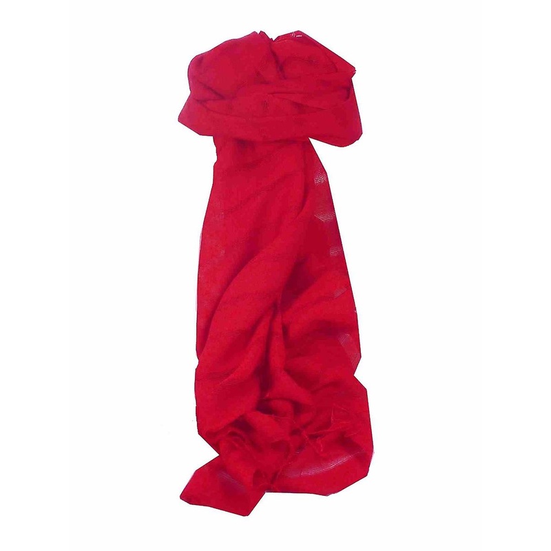 Mens Vietnamese Long Silk Scarf Hue Scarlet by Pashmina & Silk | Fruugo SG
